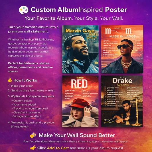 Custom Music Album Cover Art.