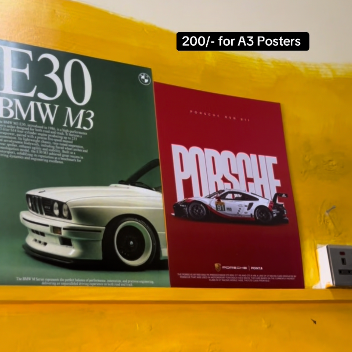 Porsche RSR 911 Wall Poster | Motorsport Edition