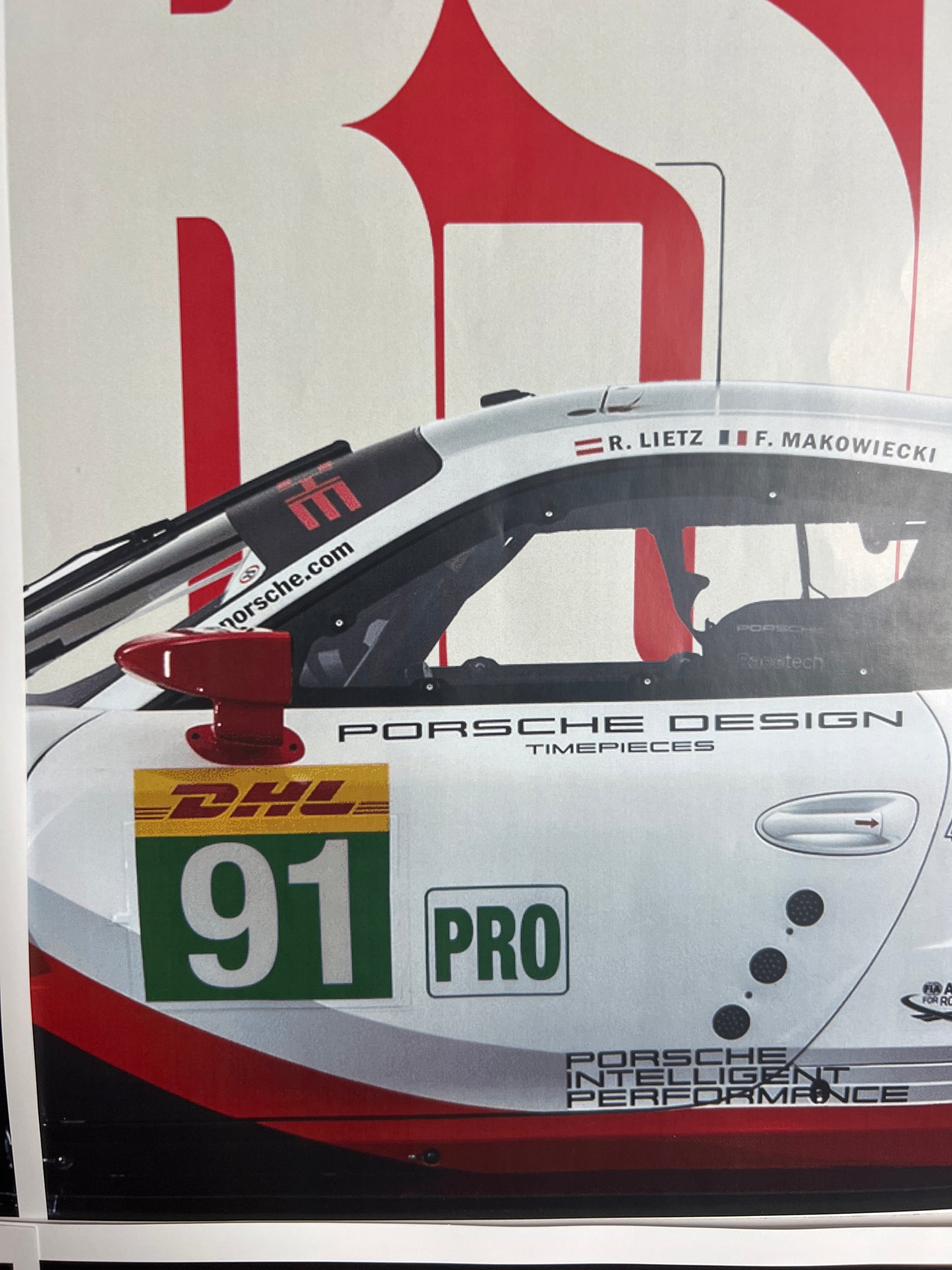 Porsche RSR 911 – 9-in-1 Wall Poster | Motorsport Edition