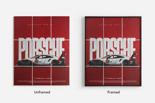 Porsche RSR 911 – 9-in-1 Wall Poster | Motorsport Edition