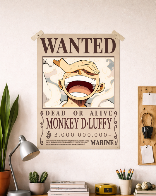Luffy Yonko Bounty Poster