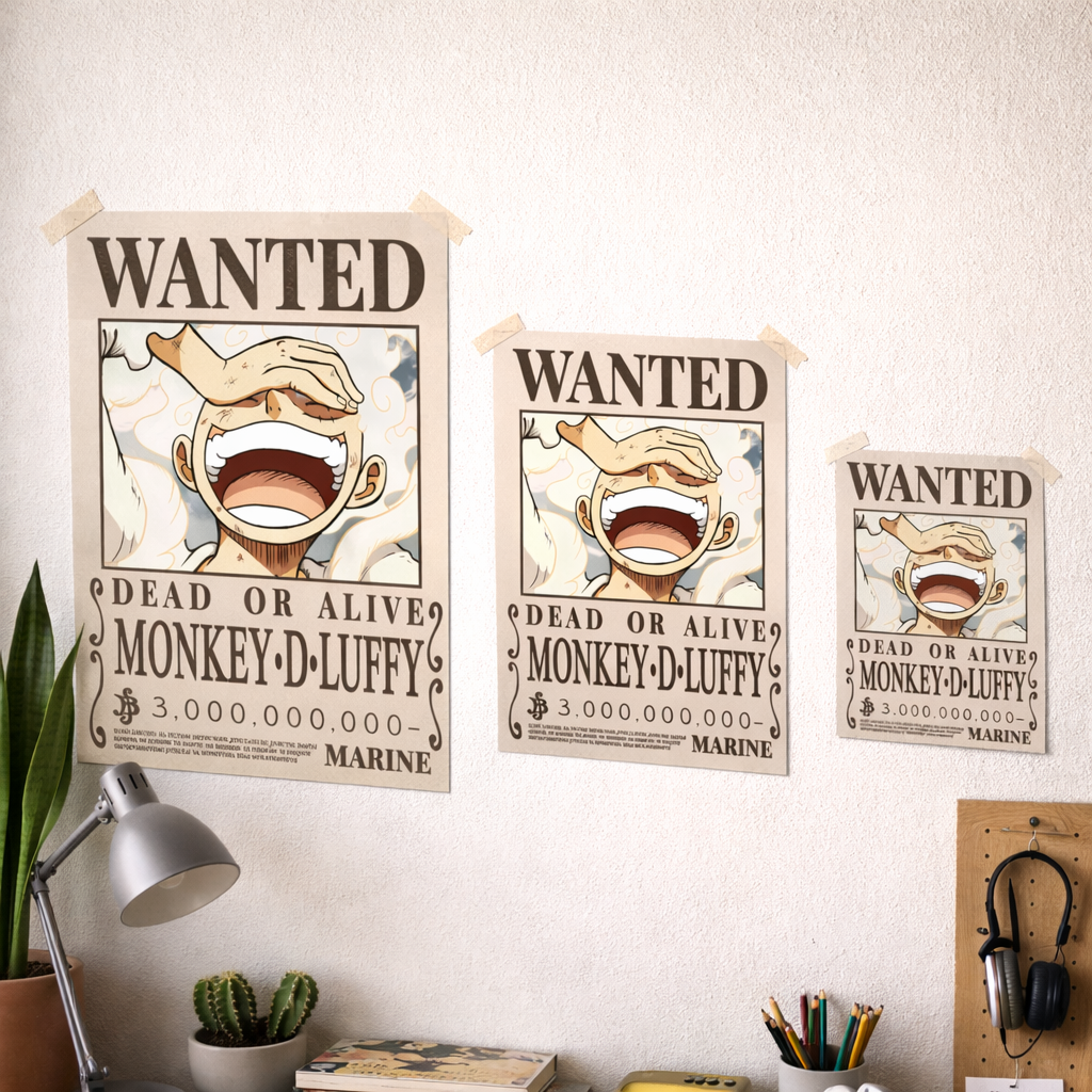 Luffy Yonko Bounty Poster