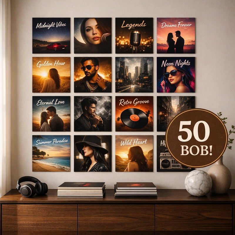 Custom Music Album Cover Art.