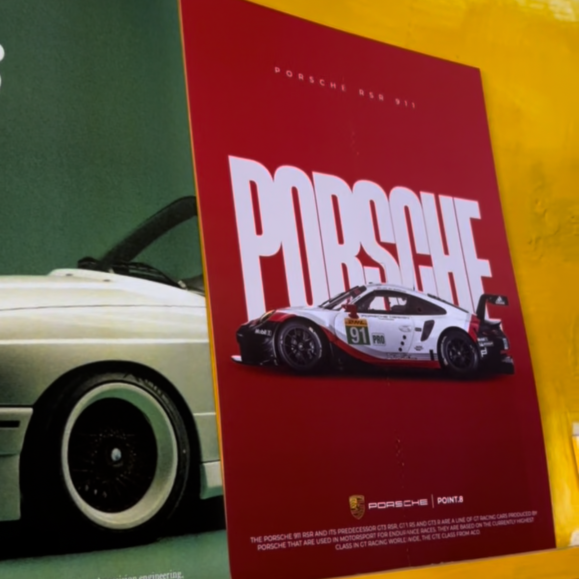 Porsche RSR 911 Wall Poster | Motorsport Edition