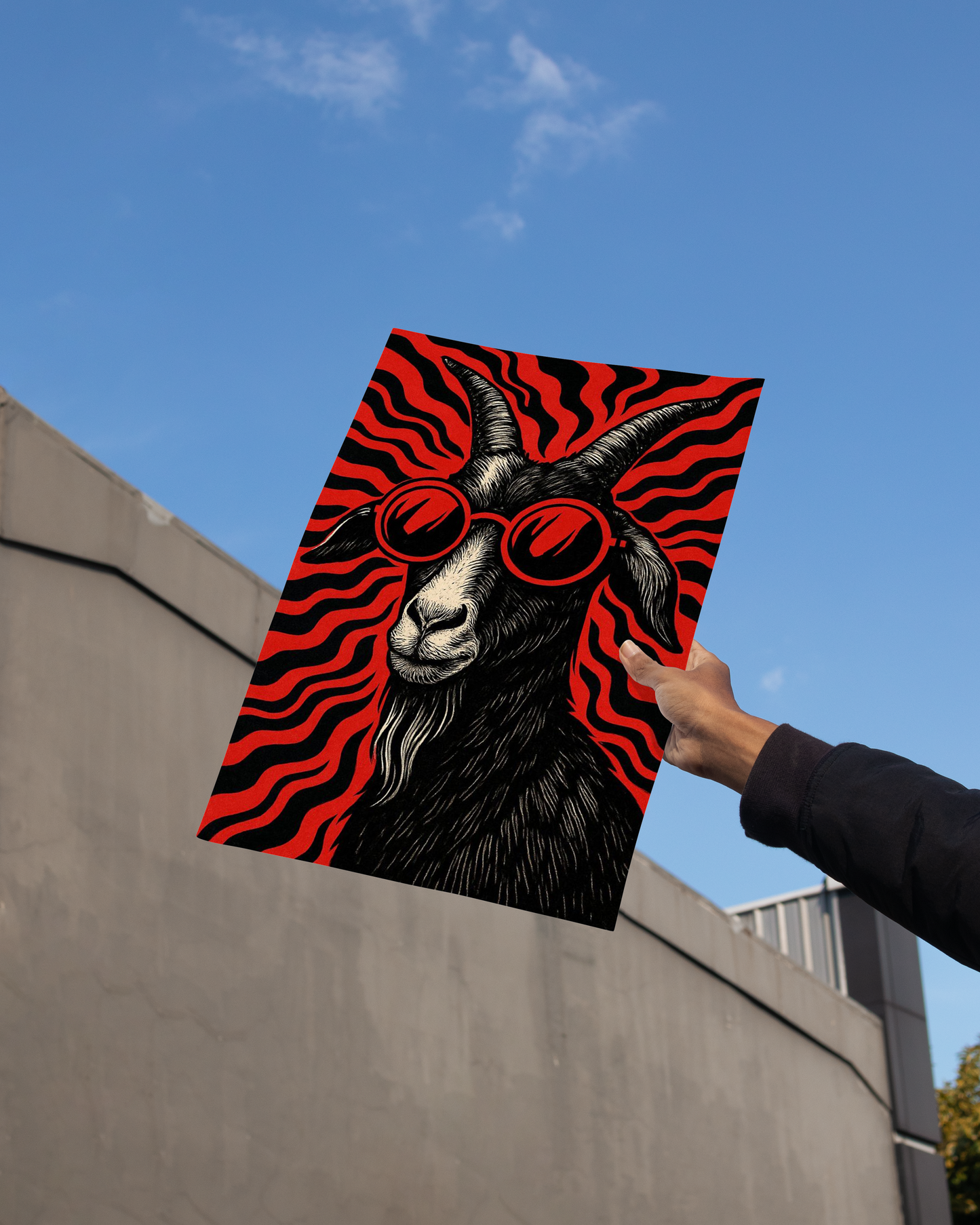 Rebel Goat Poster