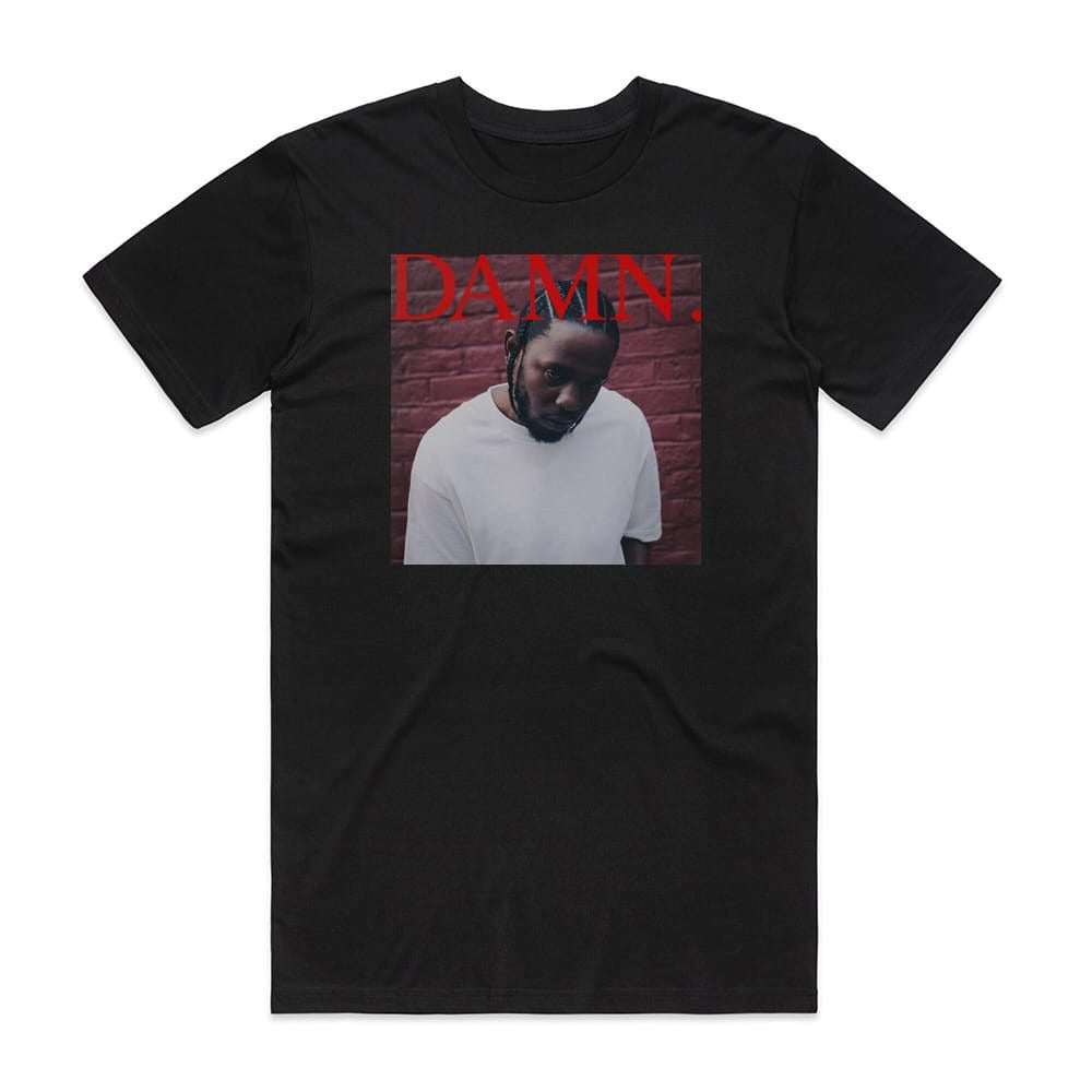 Kendrick Lamar Damn Album Cover T-Shirt - Black