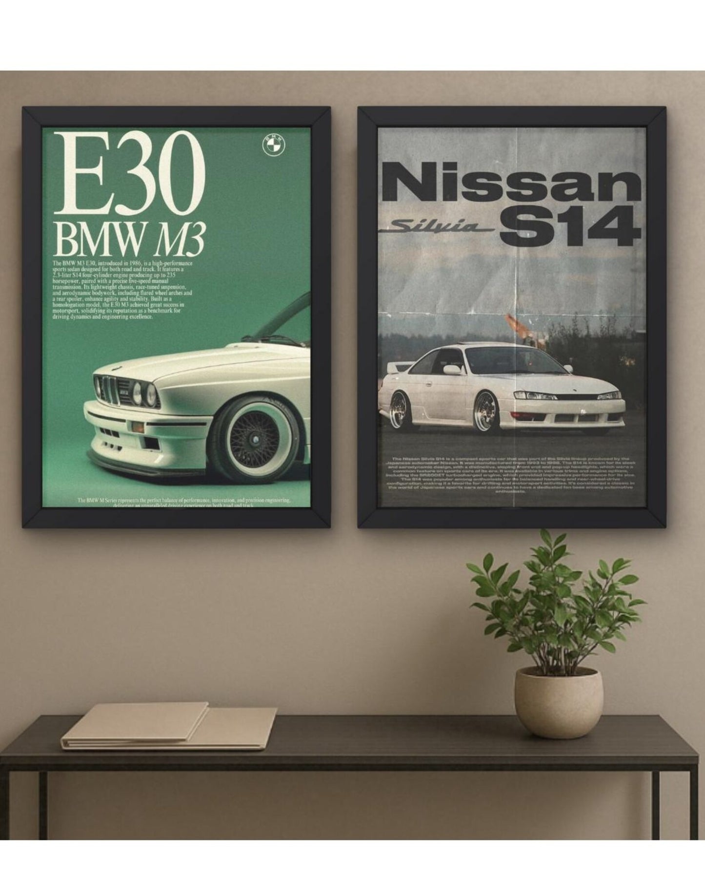 BMW E30 M3 Poster | Vintage Motorsport Wall Art
